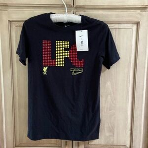 Nike Black Short Sleeve Tee kids sz M L.F.C.